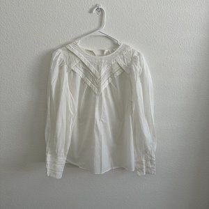 BA&SH Paris Elegant Women's White Blouse